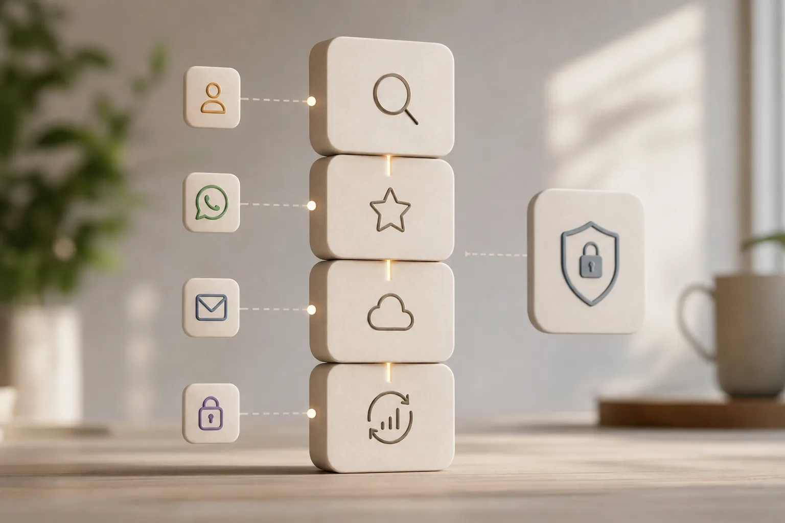 Step-by-step CRM+AI onboarding flow