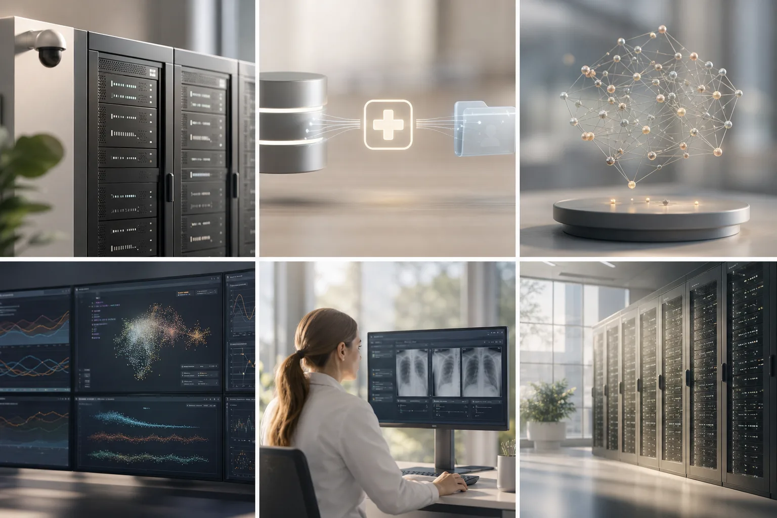 Step-by-step deployment storyboard for clinical AI