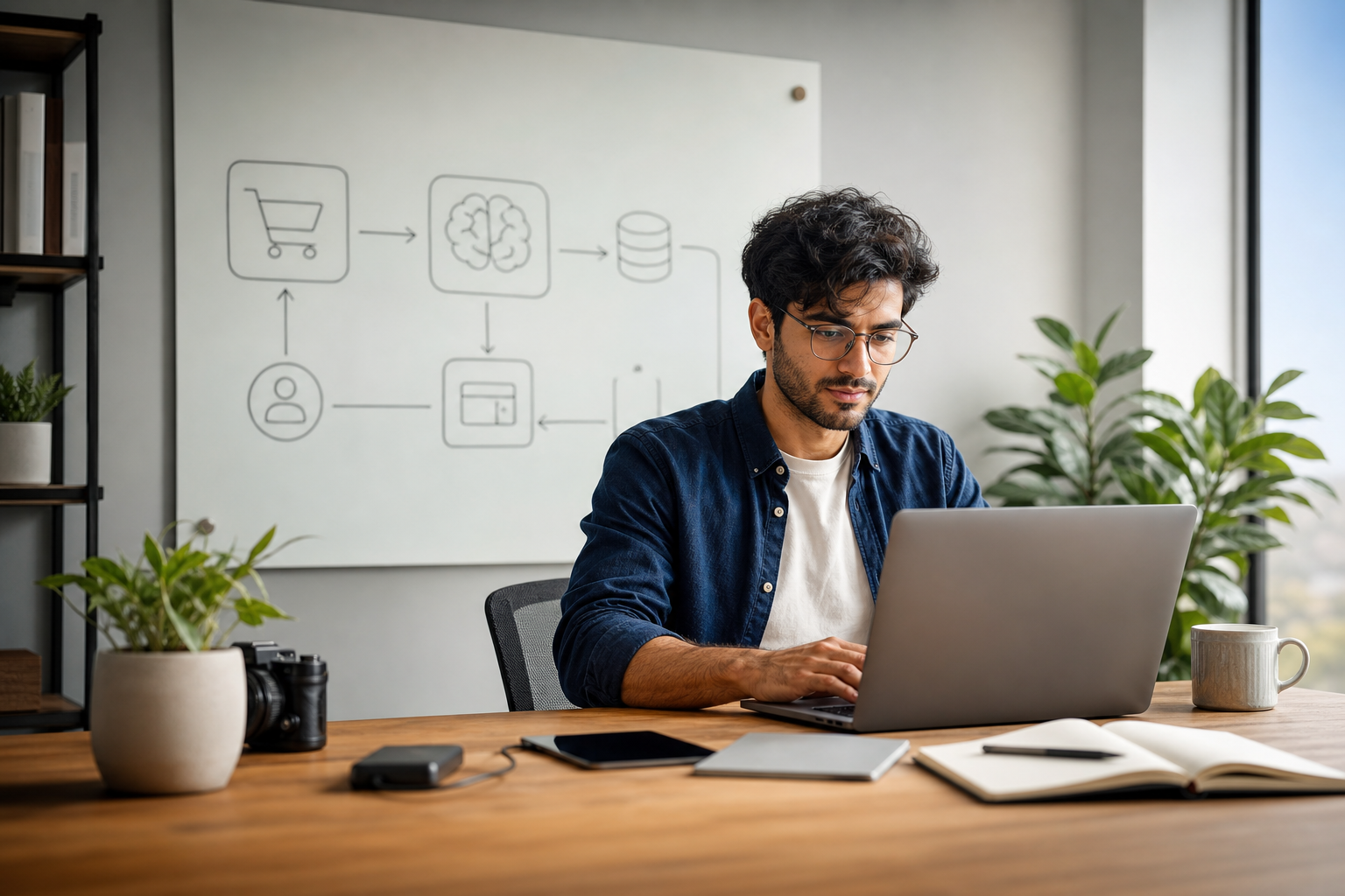 Step-by-step self-hosted agent setup flow