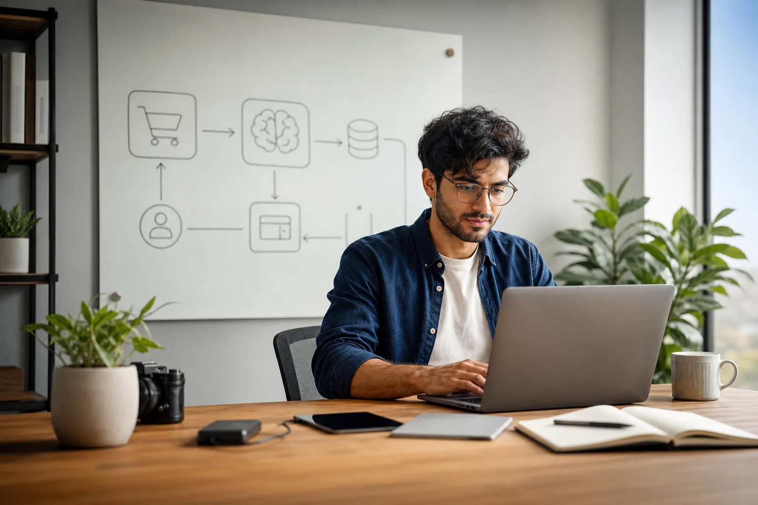 Step-by-step self-hosted agent setup flow