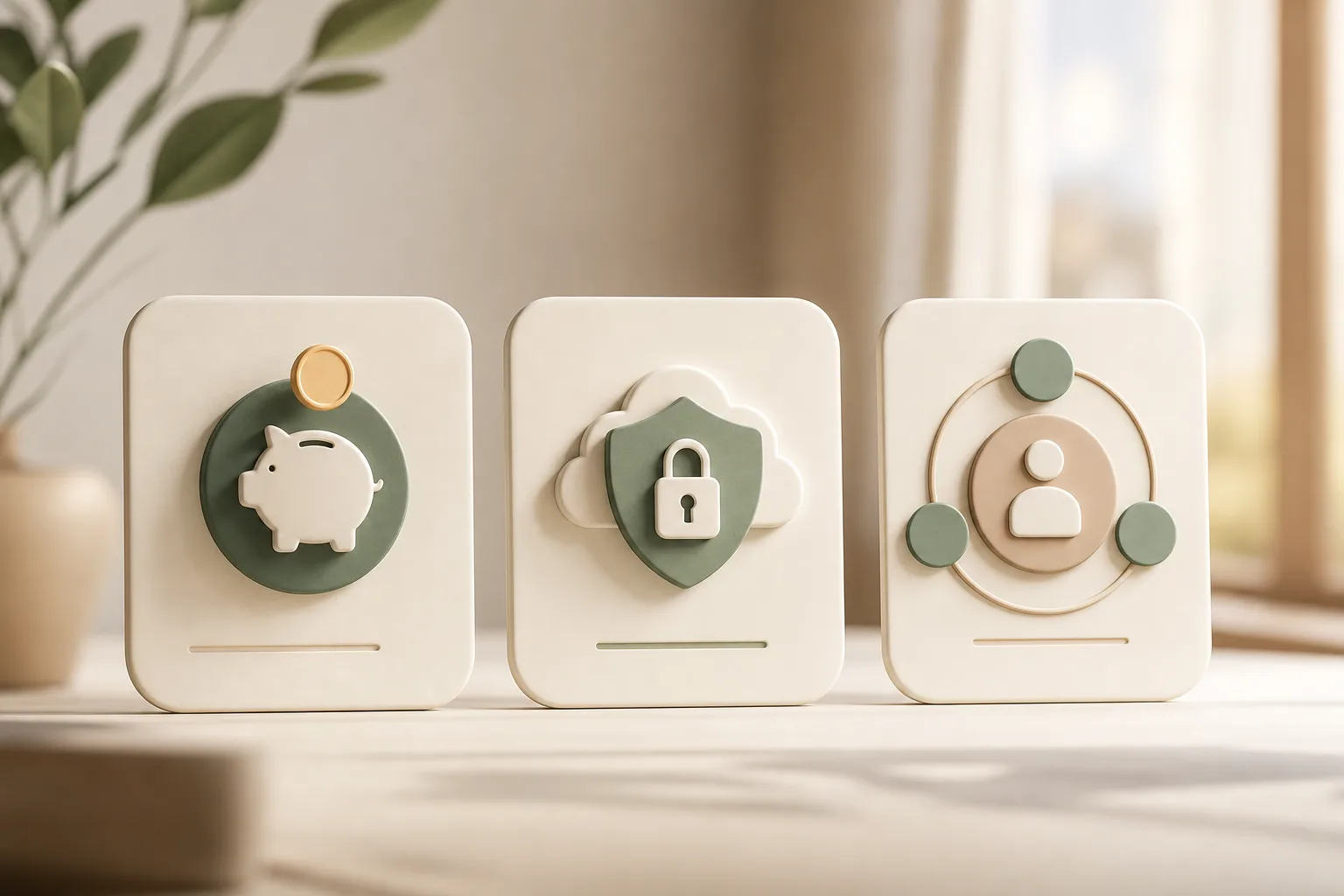 FAQ summary infographic on cost, setup, and security