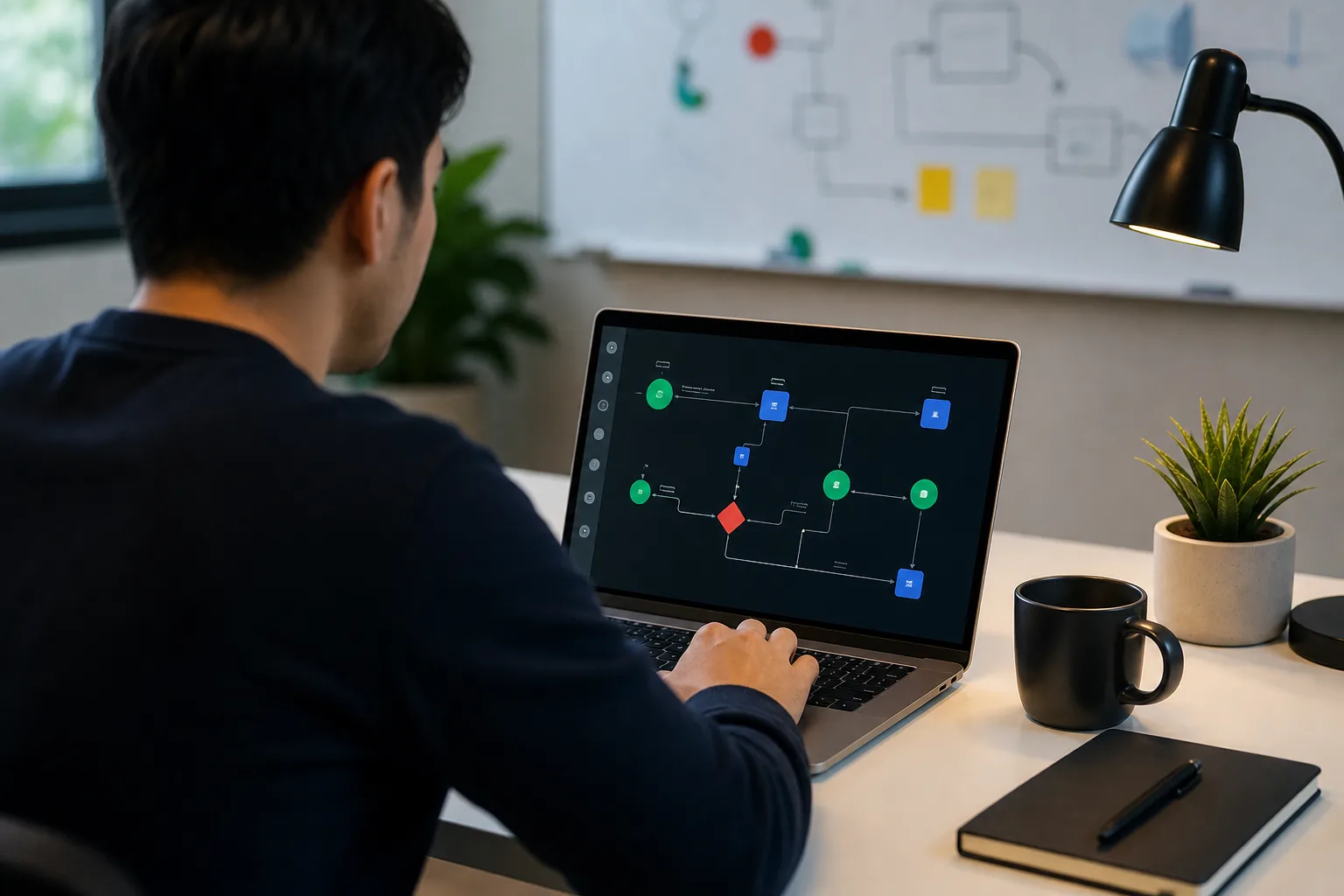 best whatsapp and telegram ai automation flow diagram