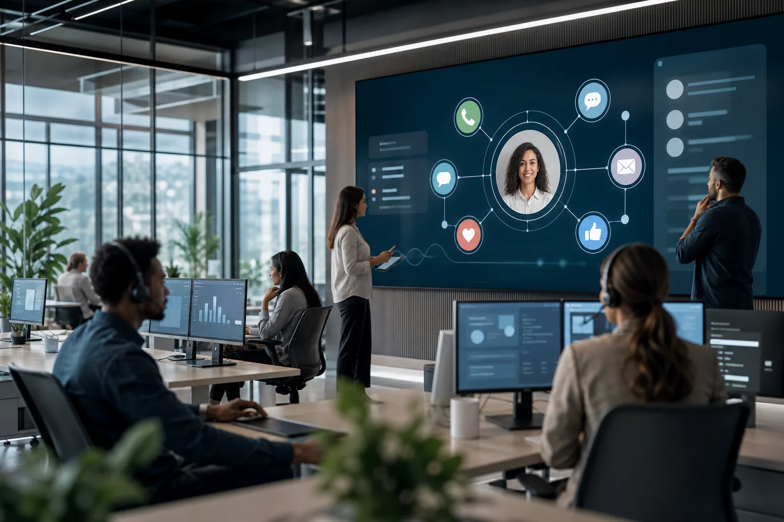 complete guide omnichannel contact centers framework diagram